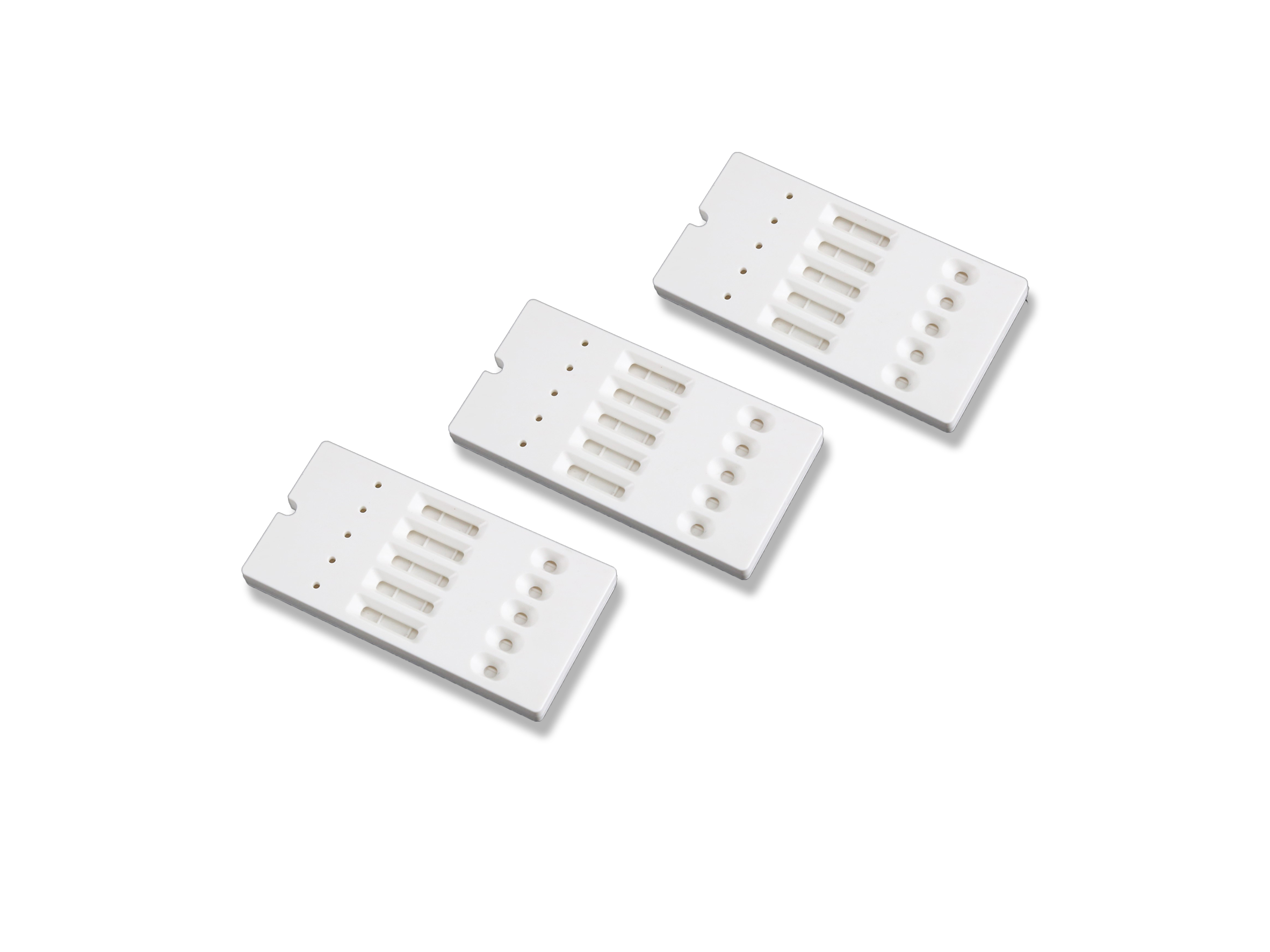 Transparent rapid diagnostic cassette shells