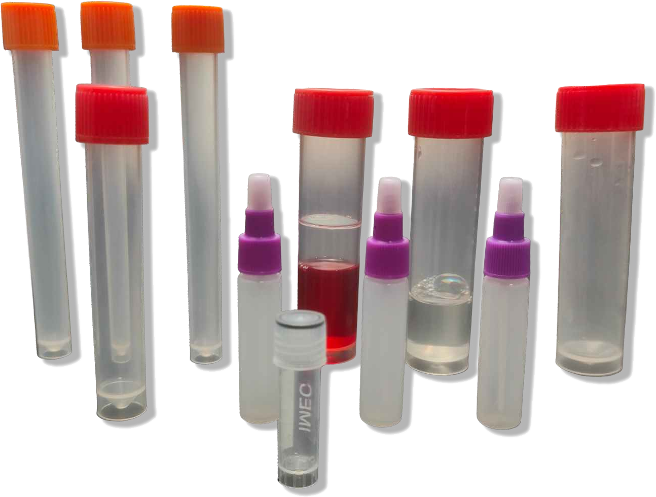 Virus sampling tubes